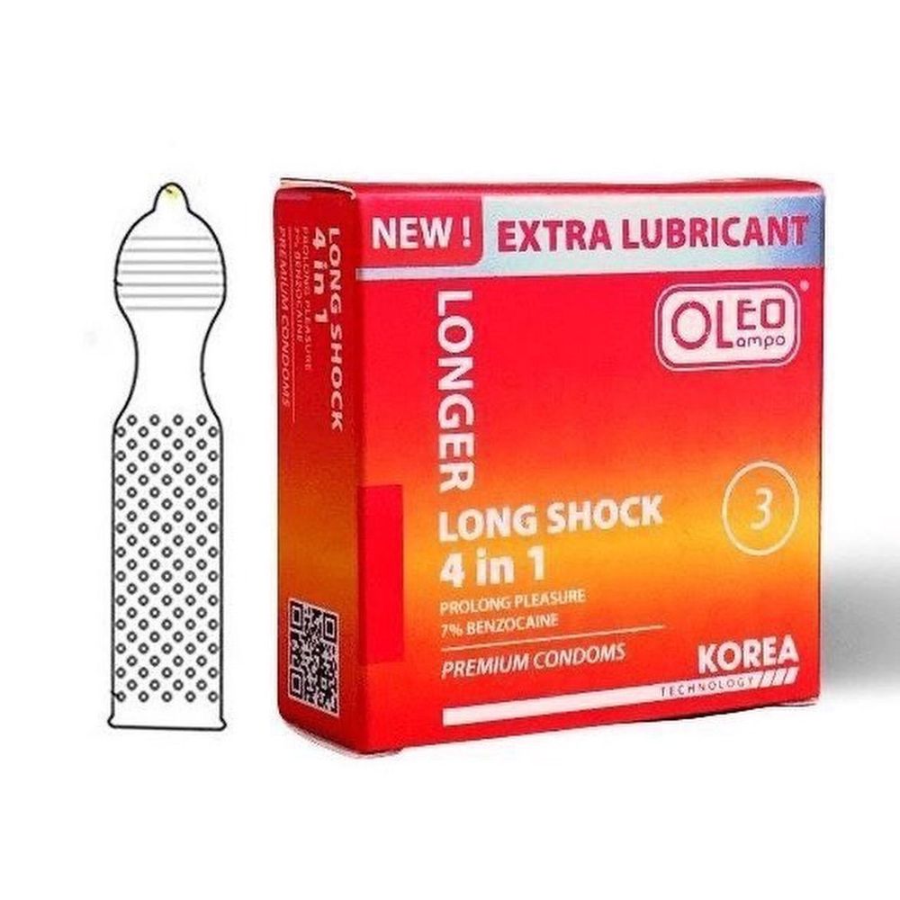 Bao cao su Oleo Lampo 4in1 12 Bao/ Hộp