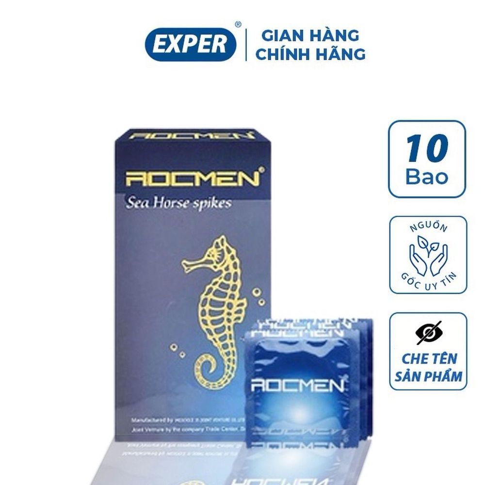 Bao cao su ROCMEN XANH hộp 10 cái