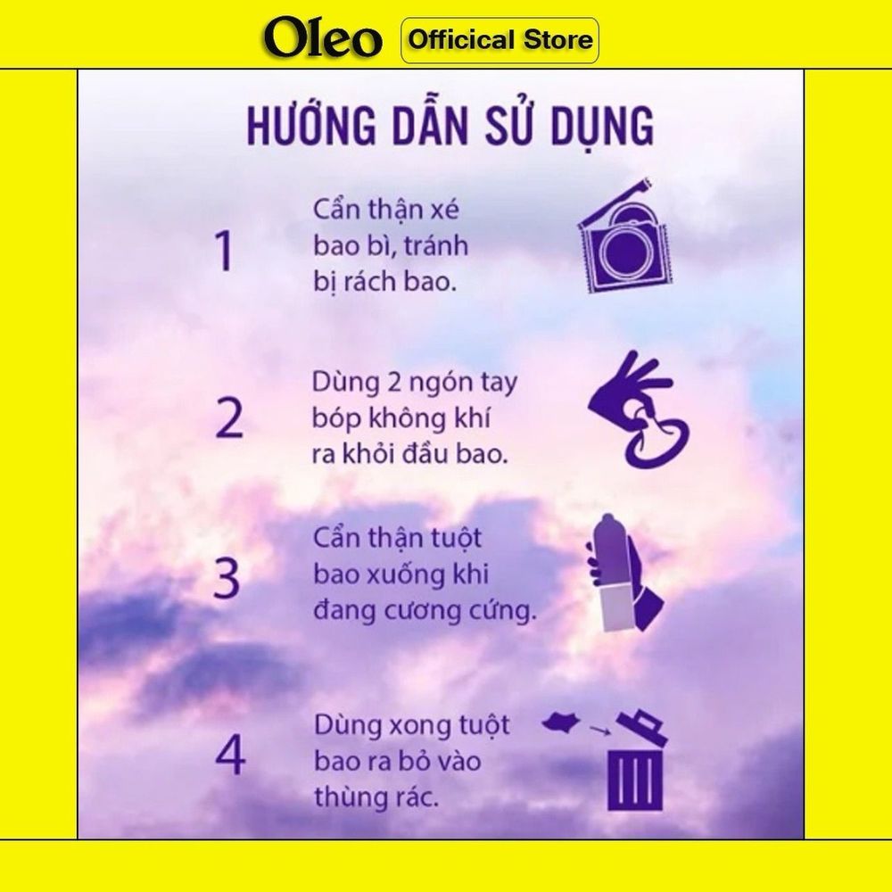 Bao cao su OLEO LAMPO COOLING hộp 10 cái