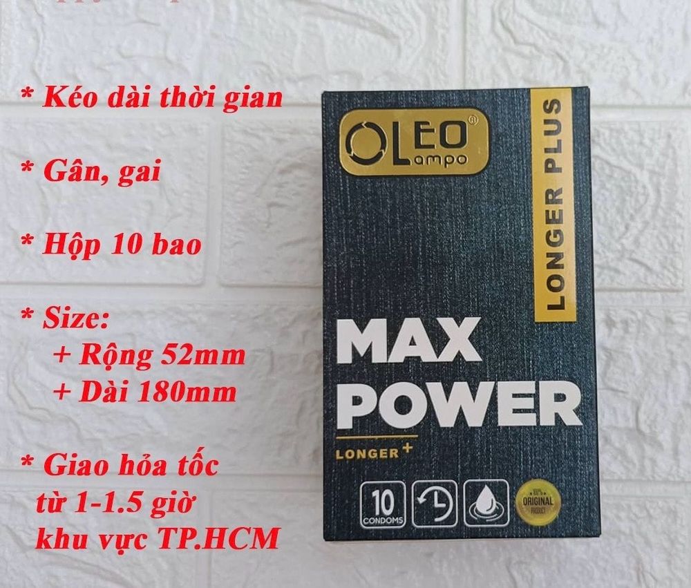 Bao cao su siêu mỏng OLeo gân gai kéo dài thời gian