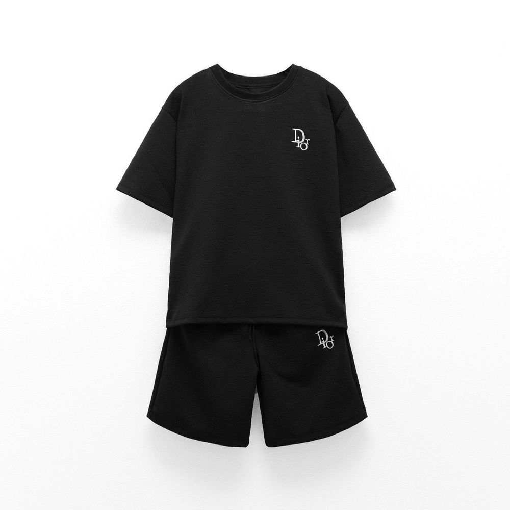 Đồ bộ nam chất thun xốp nổi logo thêu Di Or freesize dưới 75kg