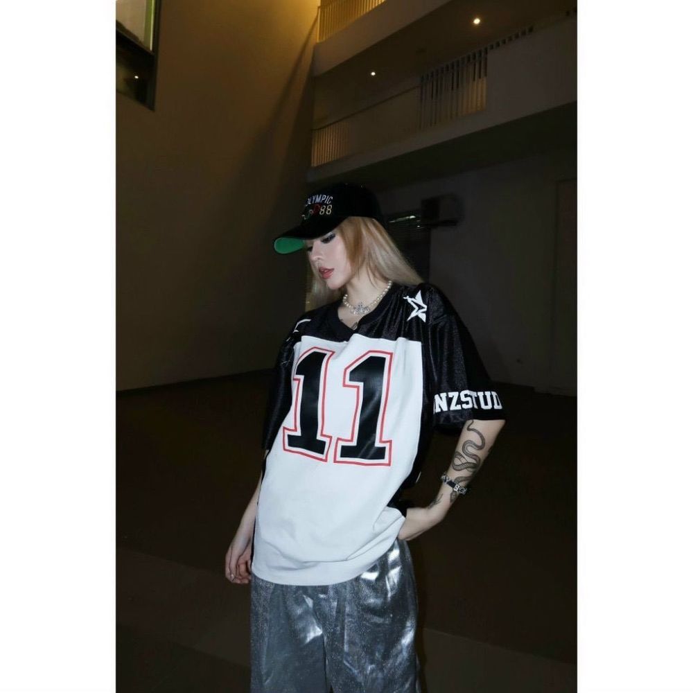 Áo thun UNISEX nam nữ số 11 chất thun mè thái bóng hot trend