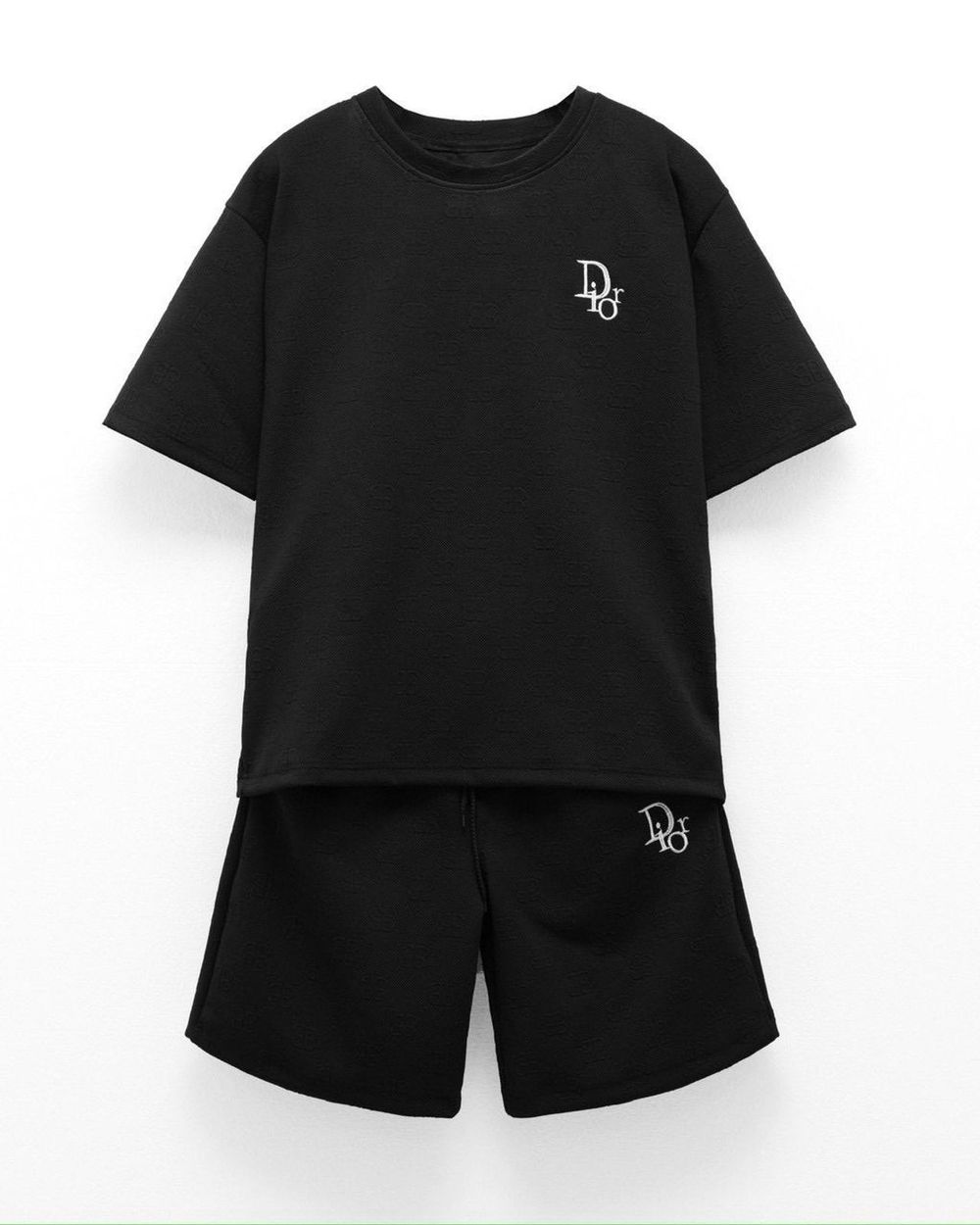 Đồ bộ nam chất xốp in nổi logo thêu freesize dưới 75kg