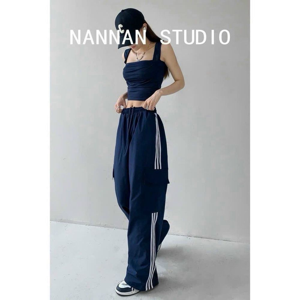 Quần joker dù túi hộp phối 3 sọc nhiều màu 3 Size M L XL