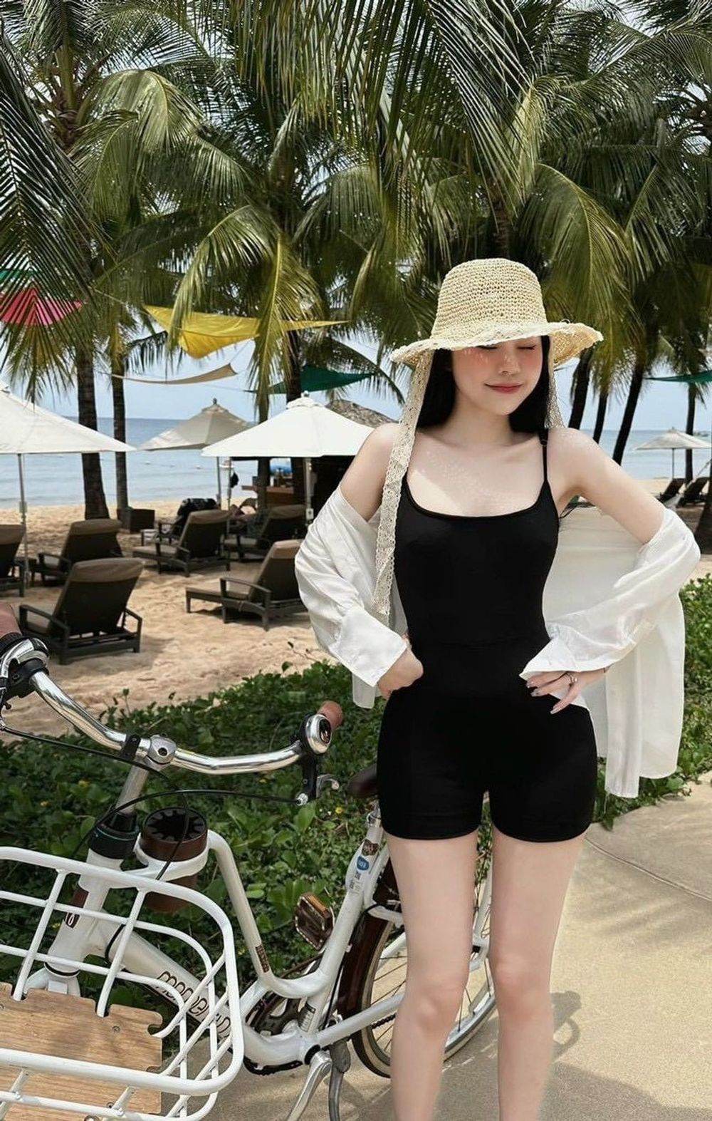 Set jum tăm dây áo có tăng đơ kèm khoác đủi vân mây