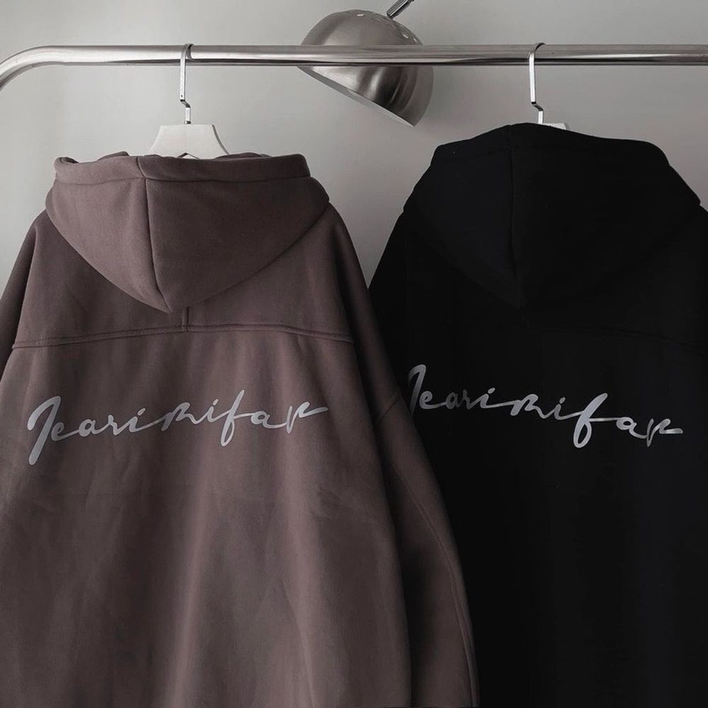 áo khoác UNISEX in phản quang chất thun nỉ mềm mịn mát ,nón rộng,dây kéo phao