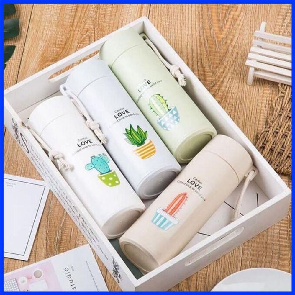 Bình Chai Xương Rồng 400ml (THÙNG 80C)