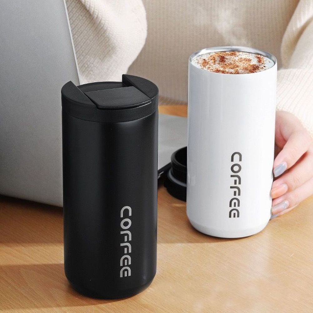 Cốc Giữ Nhiệt - Cốc Coffe Trụ 400ML ( THÙNG 50C)