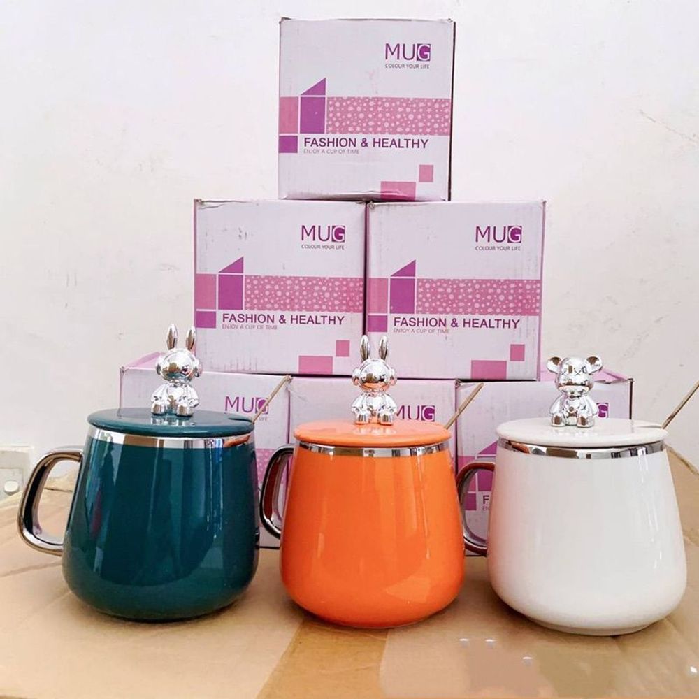 Cốc Sứ TM Lục Giác Gấu (THÙNG 60C)