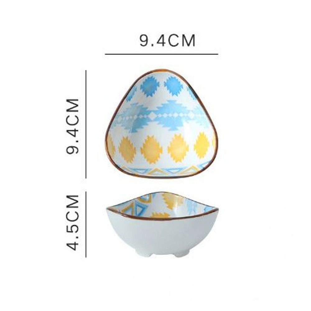 Chén Mắm Sứ Họa Tiết (THÙNG 220C)