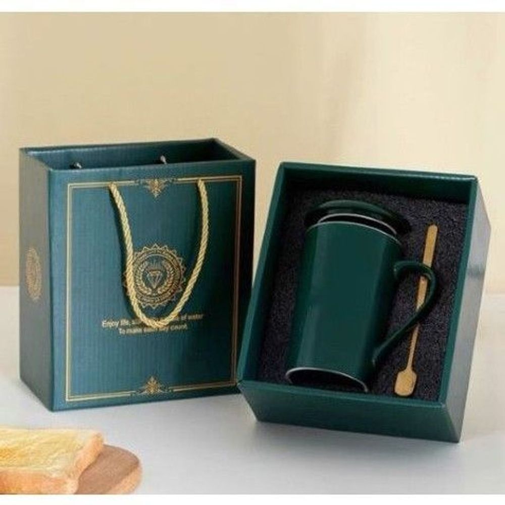 Cốc Sứ Thìa YT Re ( THÙNG 48C