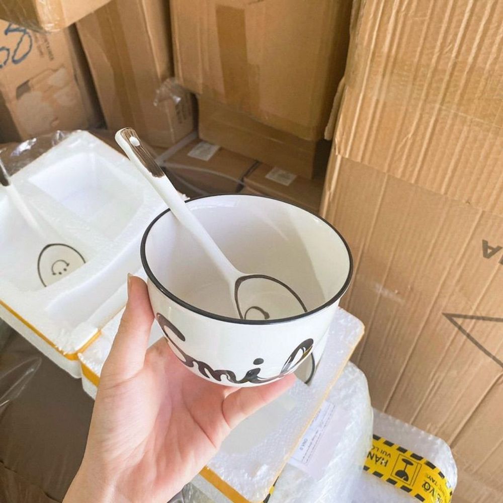 SET 2 BÁT KÈM THÌA CÁC MẪU (THÙNG 40B)