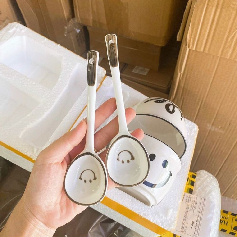 SET 2 BÁT KÈM THÌA CÁC MẪU (THÙNG 40B)