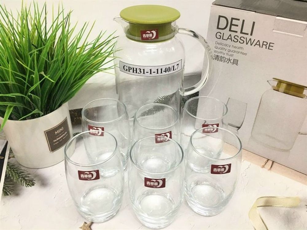 Bộ Bình Cốc Thủy Tinh GPH31 ( THÙNG 6B)