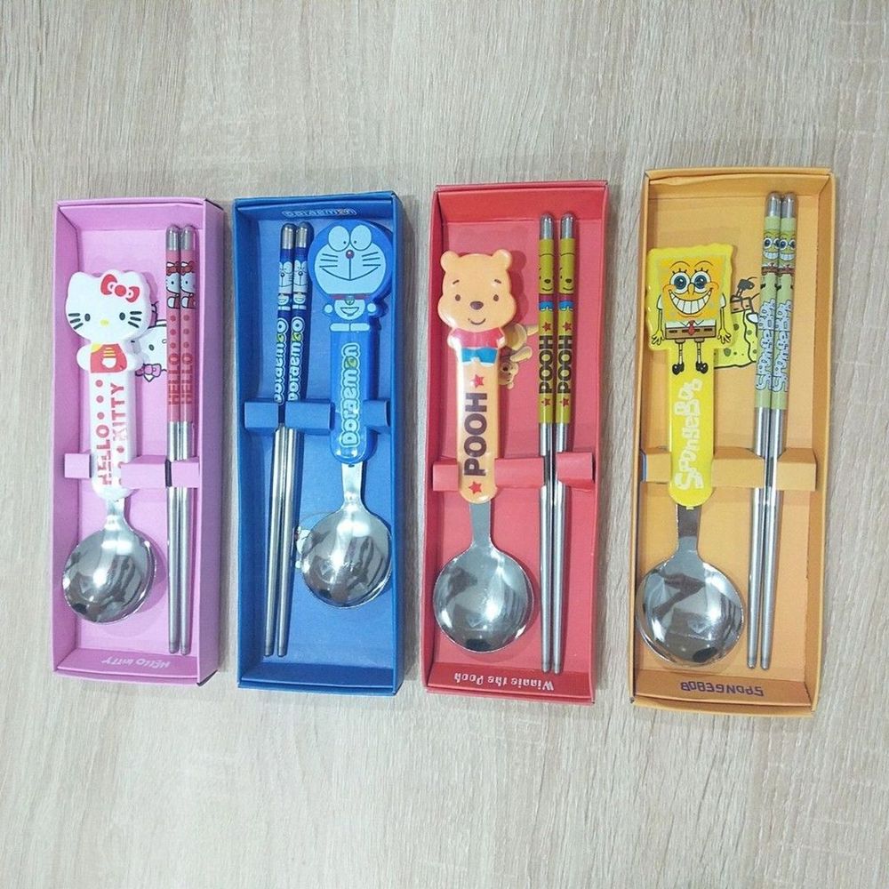 Set Thìa Đũa Hoạt Hình (THÙNG 400B)