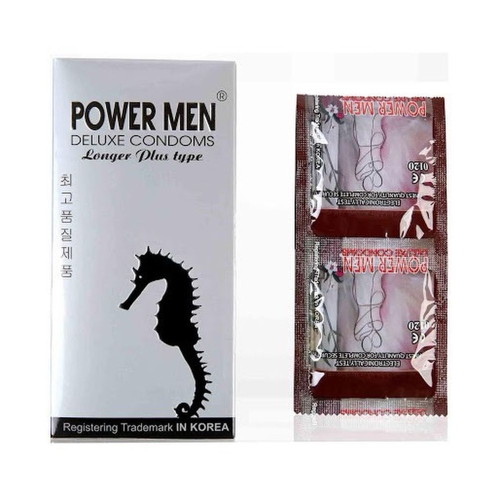 Bao cao su kéo dài thời gian Power Men Longer Plus gân gai
