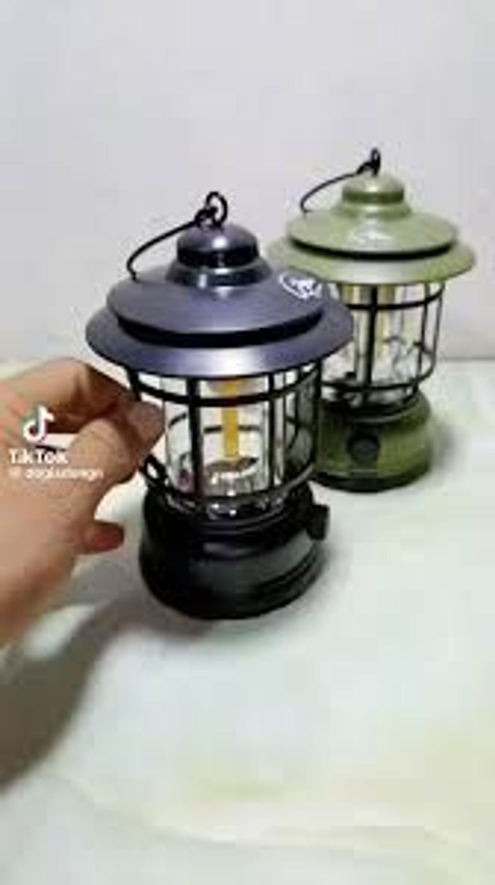 Đèn Led Măng Xông, Đèn Bão Tích Điện Trang Trí Cho Chuyến Du Lịch, Cắm Trại Dùng Pin Sạc USB Tích Điện