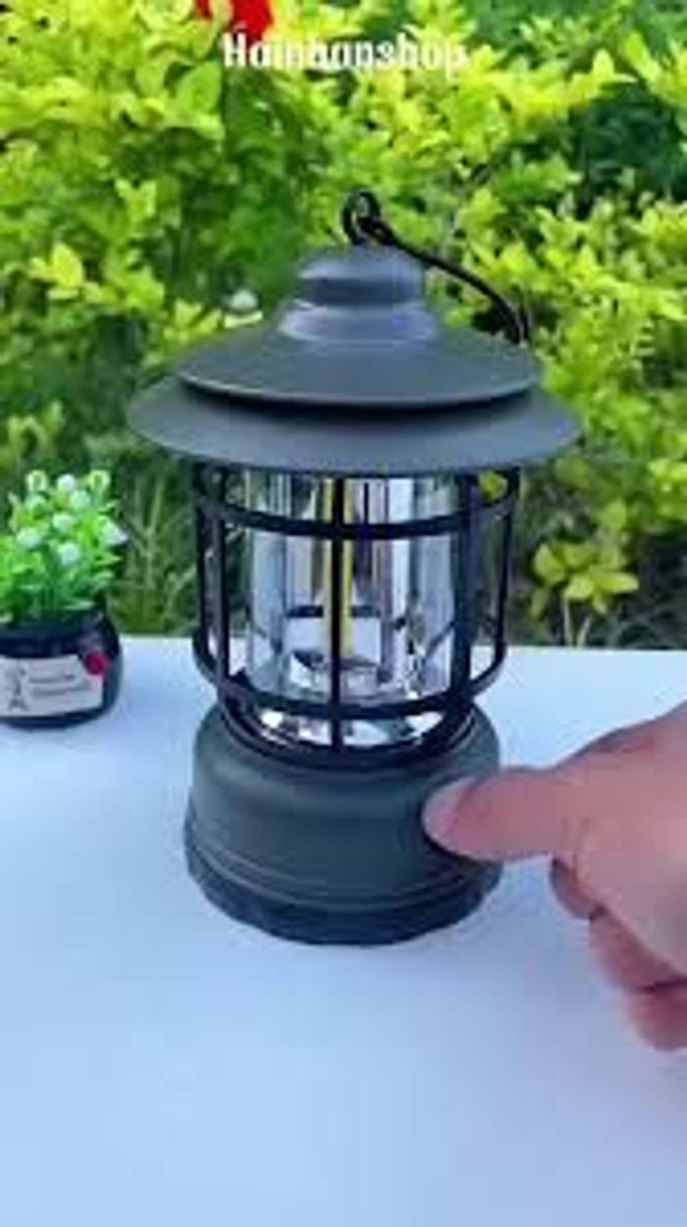 Đèn Led Măng Xông, Đèn Bão Tích Điện Trang Trí Cho Chuyến Du Lịch, Cắm Trại Dùng Pin Sạc USB Tích Điện