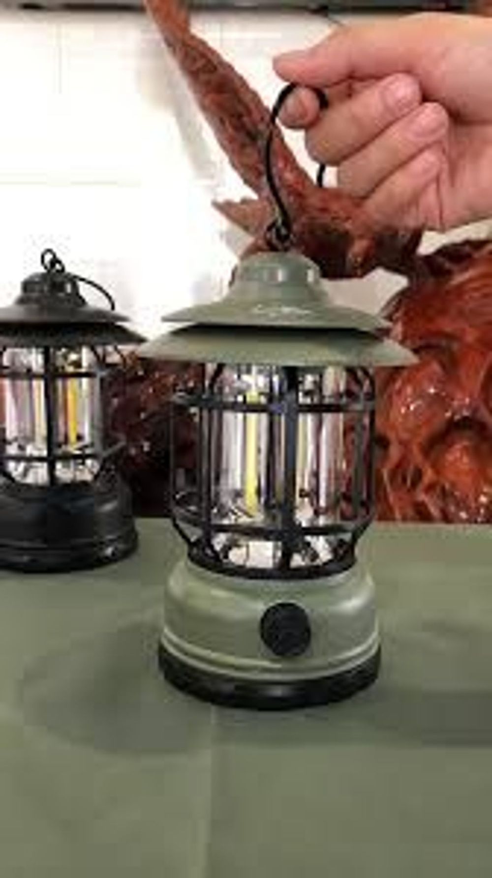Đèn Led Măng Xông, Đèn Bão Tích Điện Trang Trí Cho Chuyến Du Lịch, Cắm Trại Dùng Pin Sạc USB Tích Điện