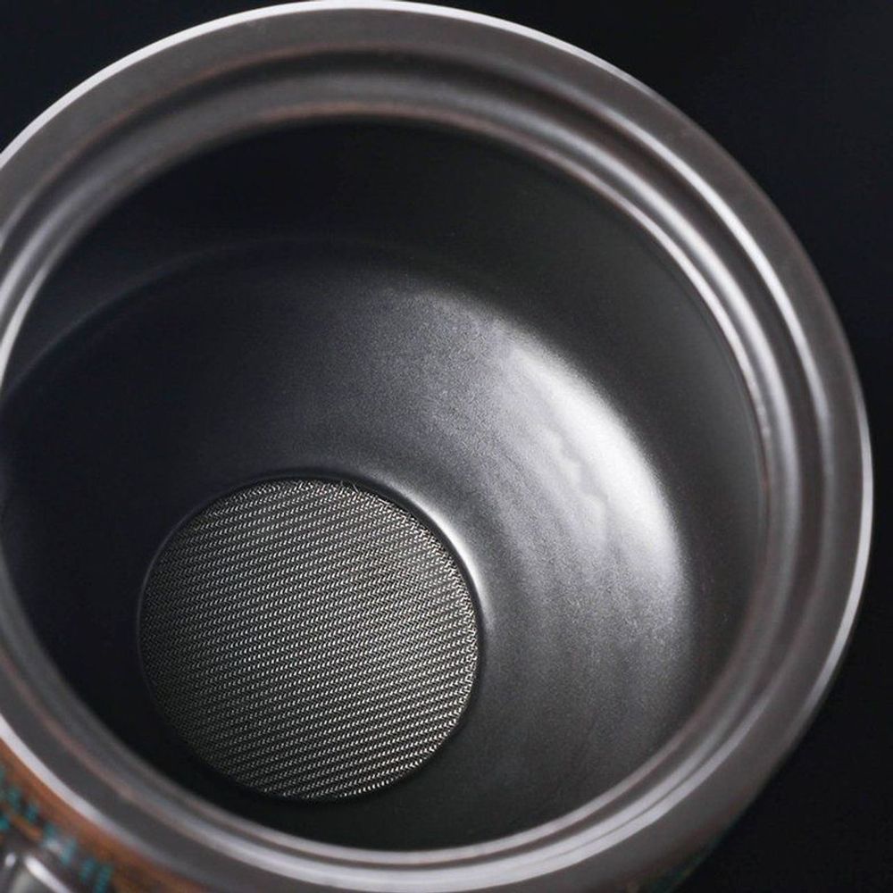 Bộ Ấm Chén Uống Trà Gốm Sứ Hoa Cẩm Đỏ - Sự Hòa Quyện Hoàn Hảo Giữa Nghệ Thuật Và Trà