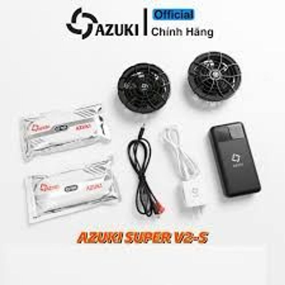 Bộ phụ kiện pin áo điều hòa japan, pin chuẩn 86000. 4 chế độ gió