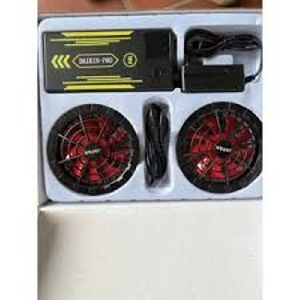 Bộ phụ kiện pin áo điều hòa japan, pin chuẩn 86000. 4 chế độ gió