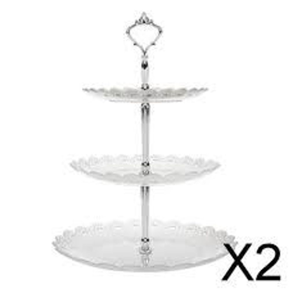 Khay. Đĩa Sứ Gấu 3 Tầng Đựng Trái Cây, Bánh Kẹo, Mứt Ngày Tết Siêu Đẹp Có 2 Màu Trắng Và Vàng