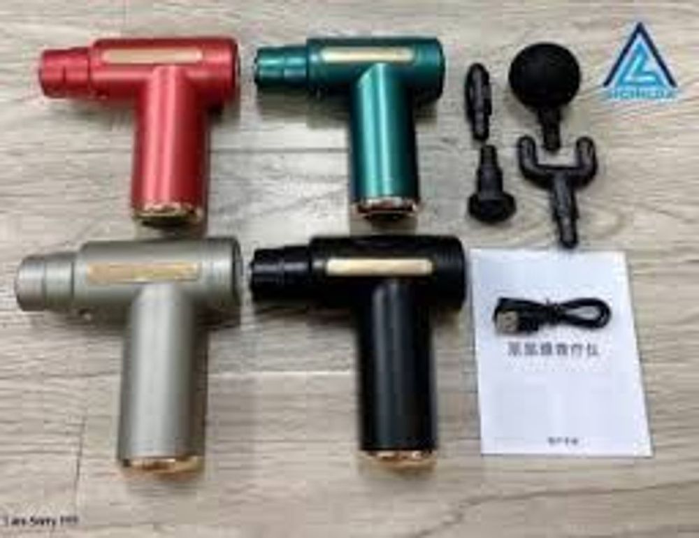 Máy Mát-xa mini cầm tay HIKARI Nhật với 4 đầu mát-xa chuyên dụng với 6 cấp độ mát-xa