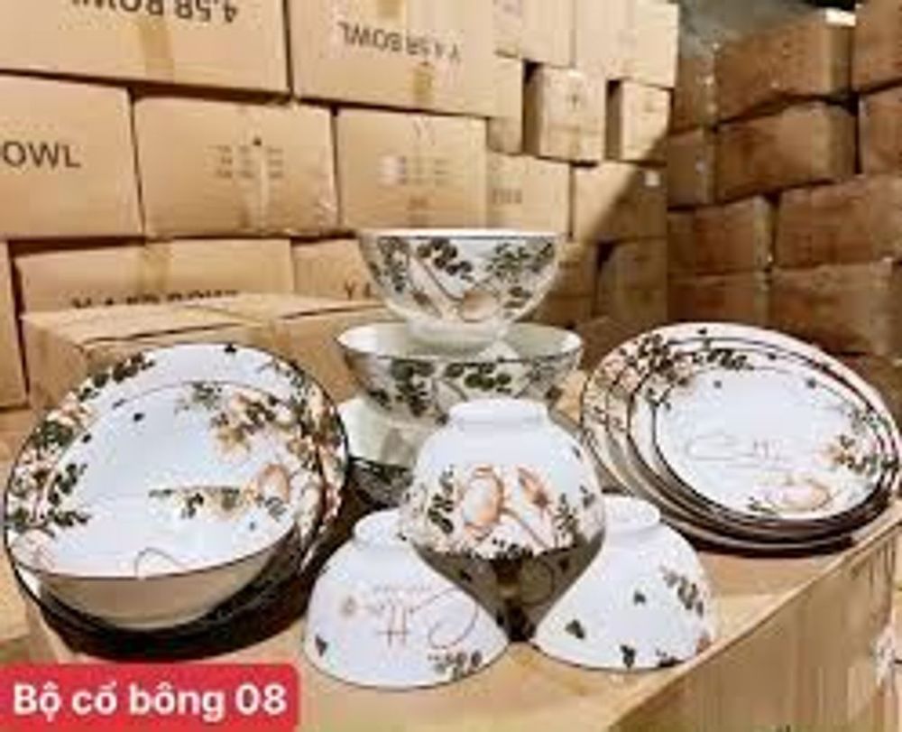 Đĩa Sứ 7 ảo Hoa 022 (THÙNG 60C)