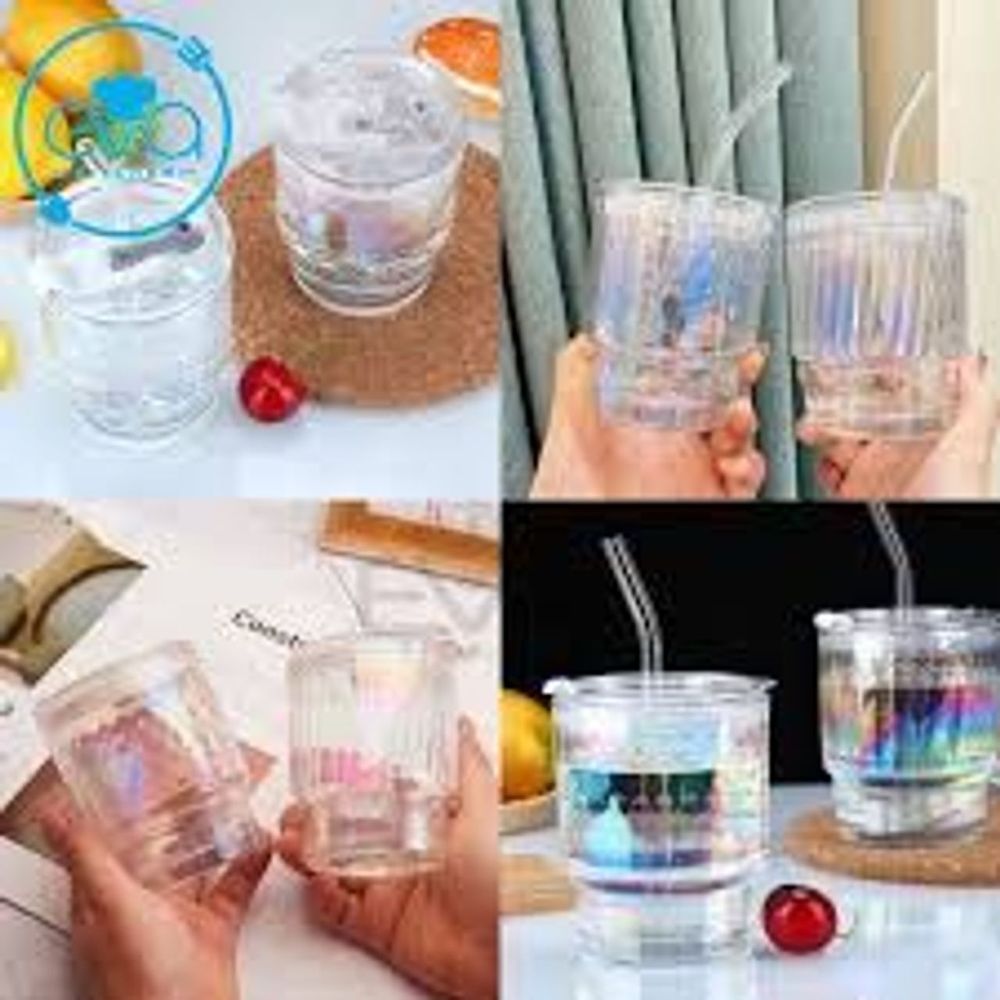 Cốc Thủy Tinh Sắc Màu CC