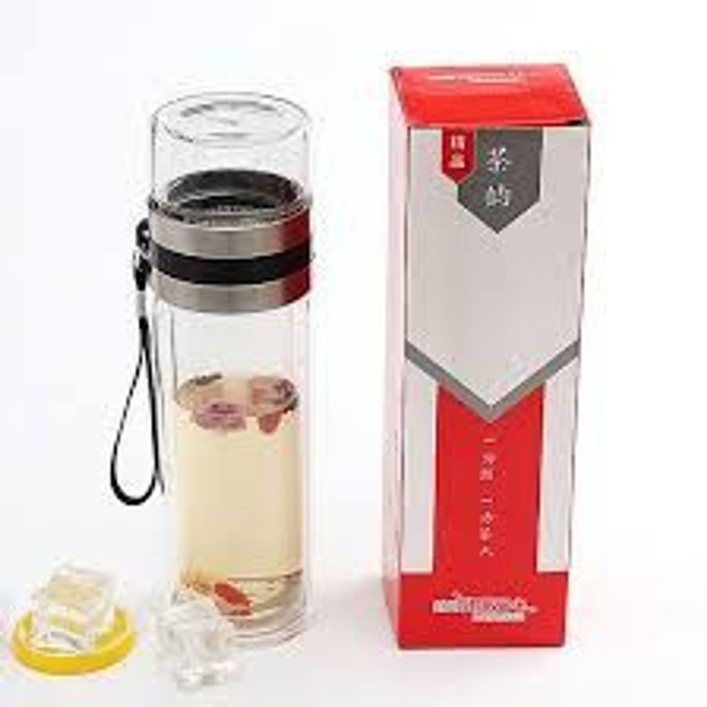 Bình Pha Trà Thủy Tinh 2 Lớp Sang Trọng và Tiện Lợi cho Dân Văn Phòng