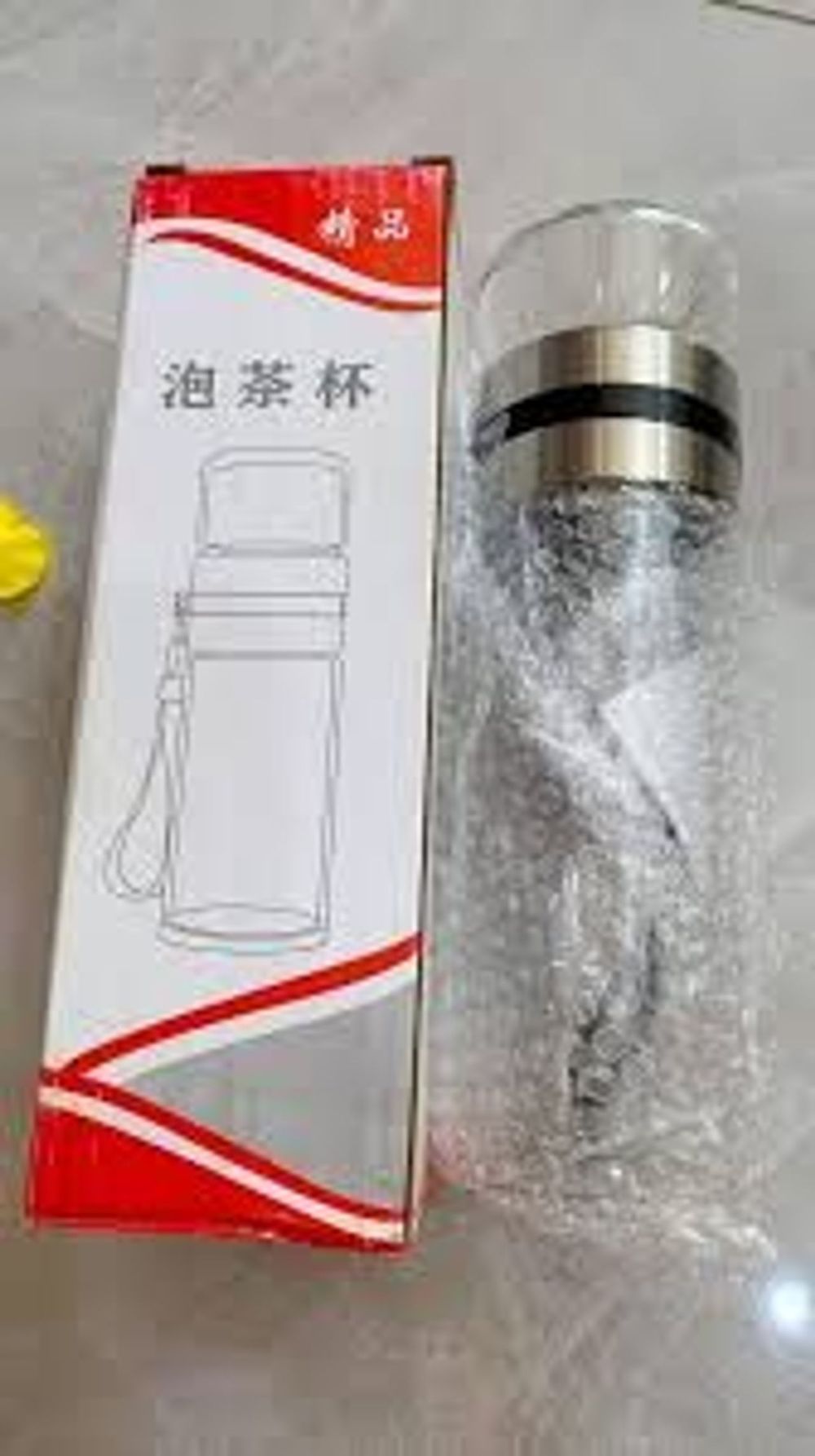 Bình Pha Trà Thủy Tinh 2 Lớp Sang Trọng và Tiện Lợi cho Dân Văn Phòng