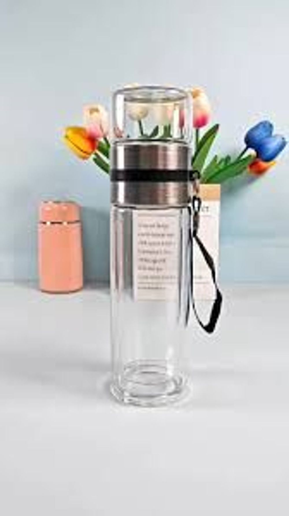 Bình Pha Trà Thủy Tinh 2 Lớp Sang Trọng và Tiện Lợi cho Dân Văn Phòng