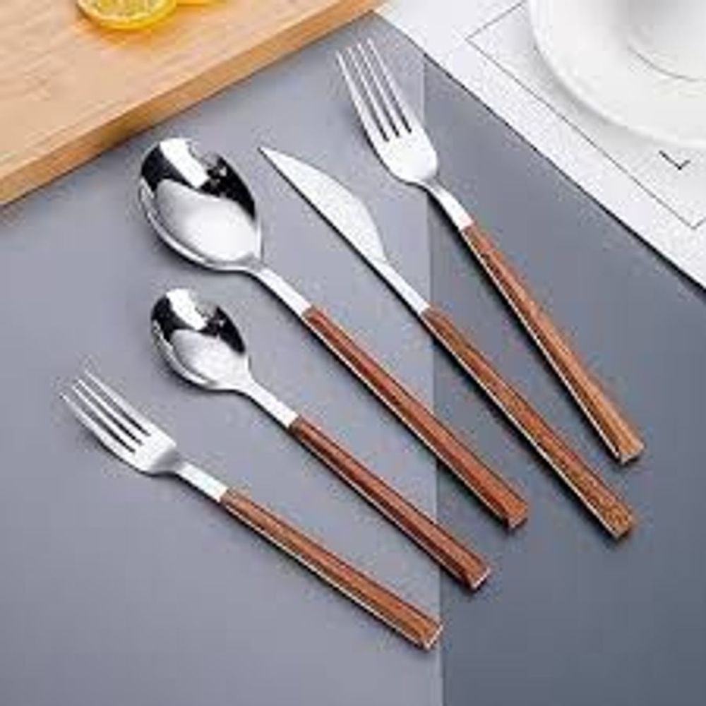 Thìa, dao, dĩa phong cách Châu Âu cao cấp dùng ăn bít tết, gia đình THÌA DĨA DAO TO