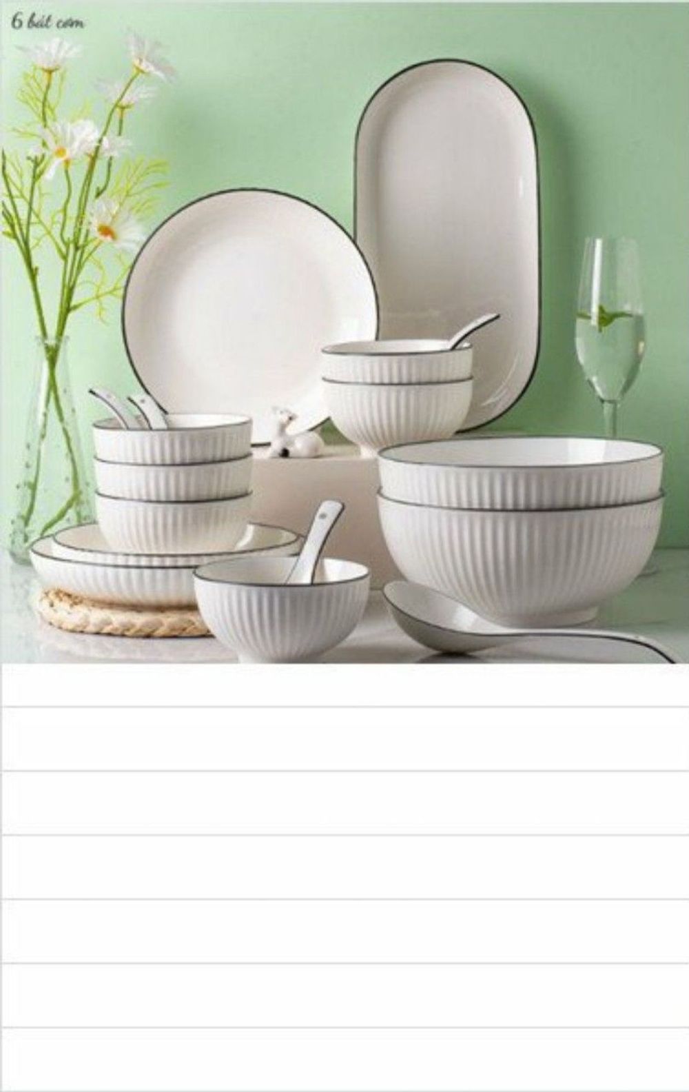 đĩa 8 bô đê hình hoa