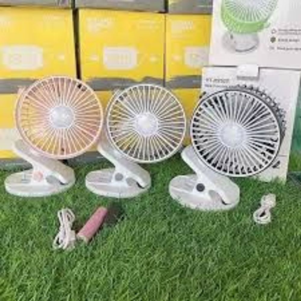 Quạt Mini , Quạt kẹp bàn Tích Điện gấp gọn Pin 10000 mAh Dung Lượng Lớn