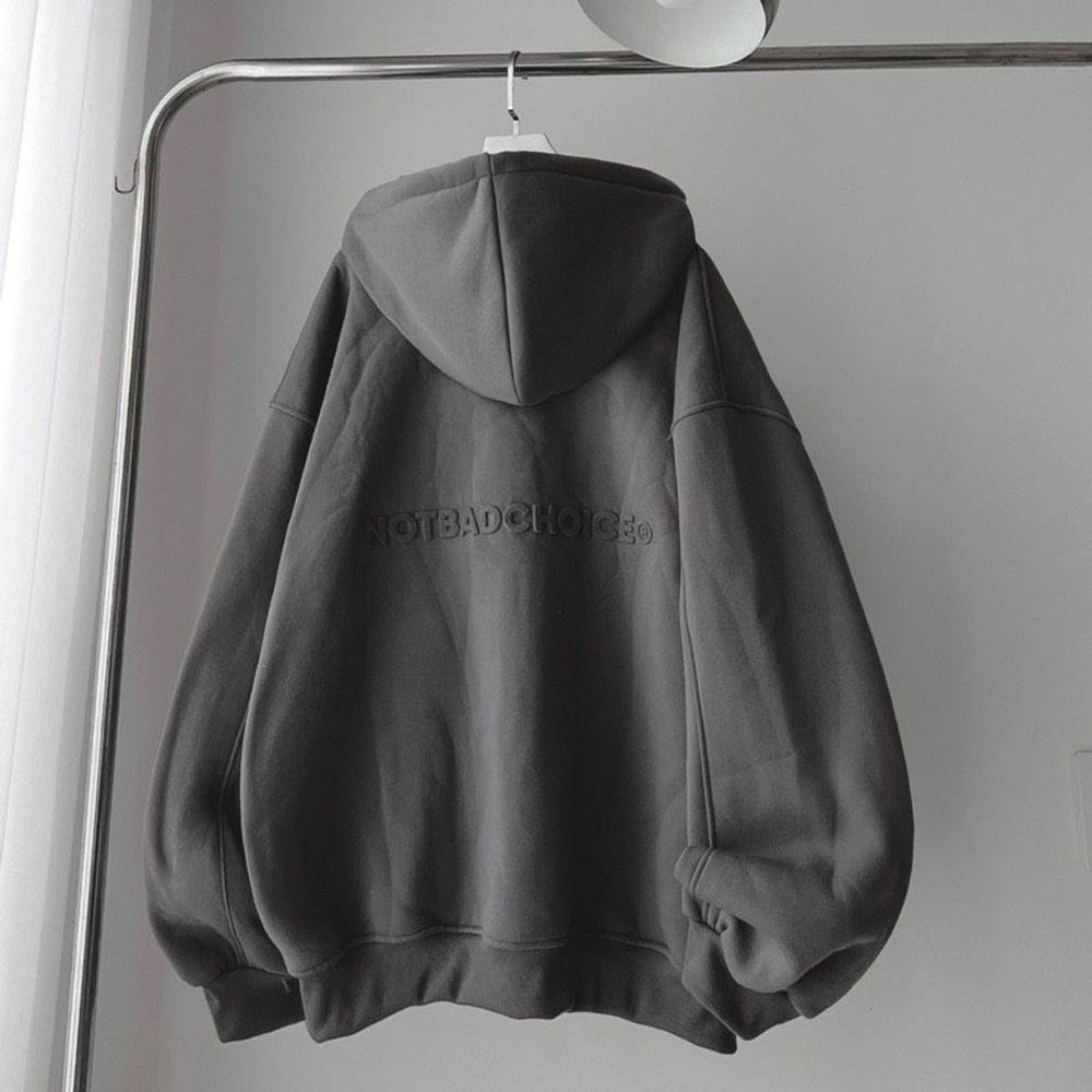 Áo khoác in dập nổi NOTBADCHOICE freesize dưới 70kg