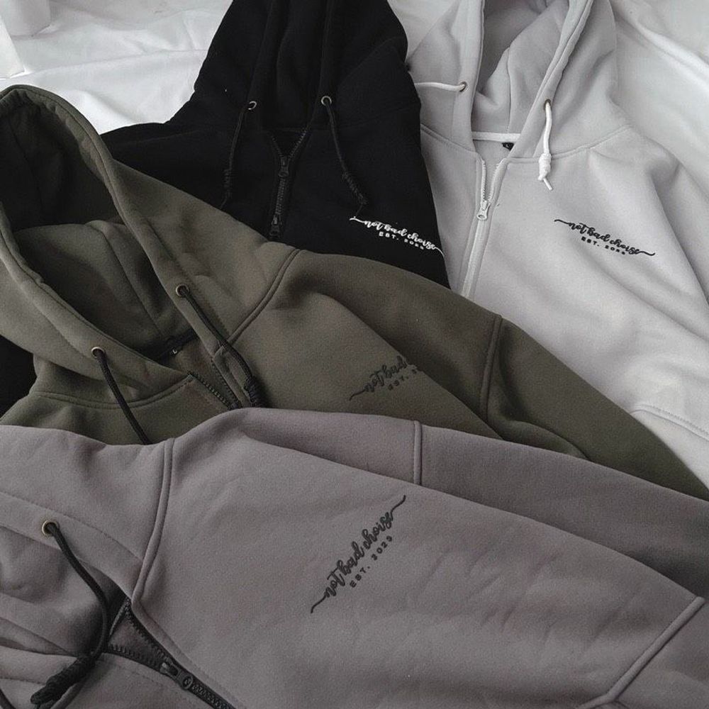 Áo khoác in dập nổi NOTBADCHOICE freesize dưới 70kg