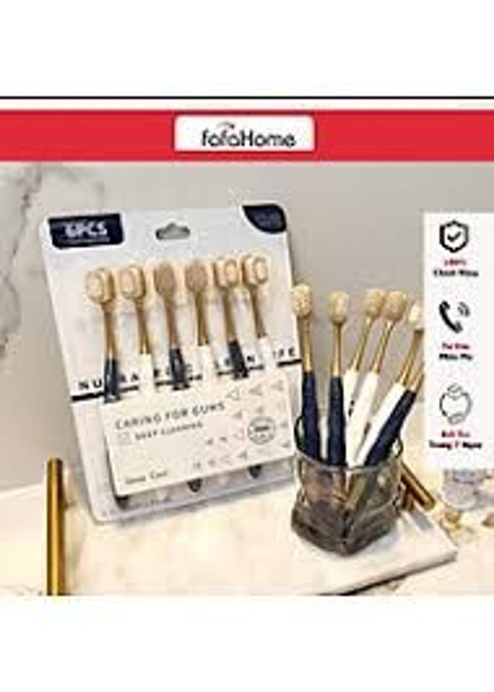 Combo 6 bàn chải đánh răng lông mềm, chải siêu êm