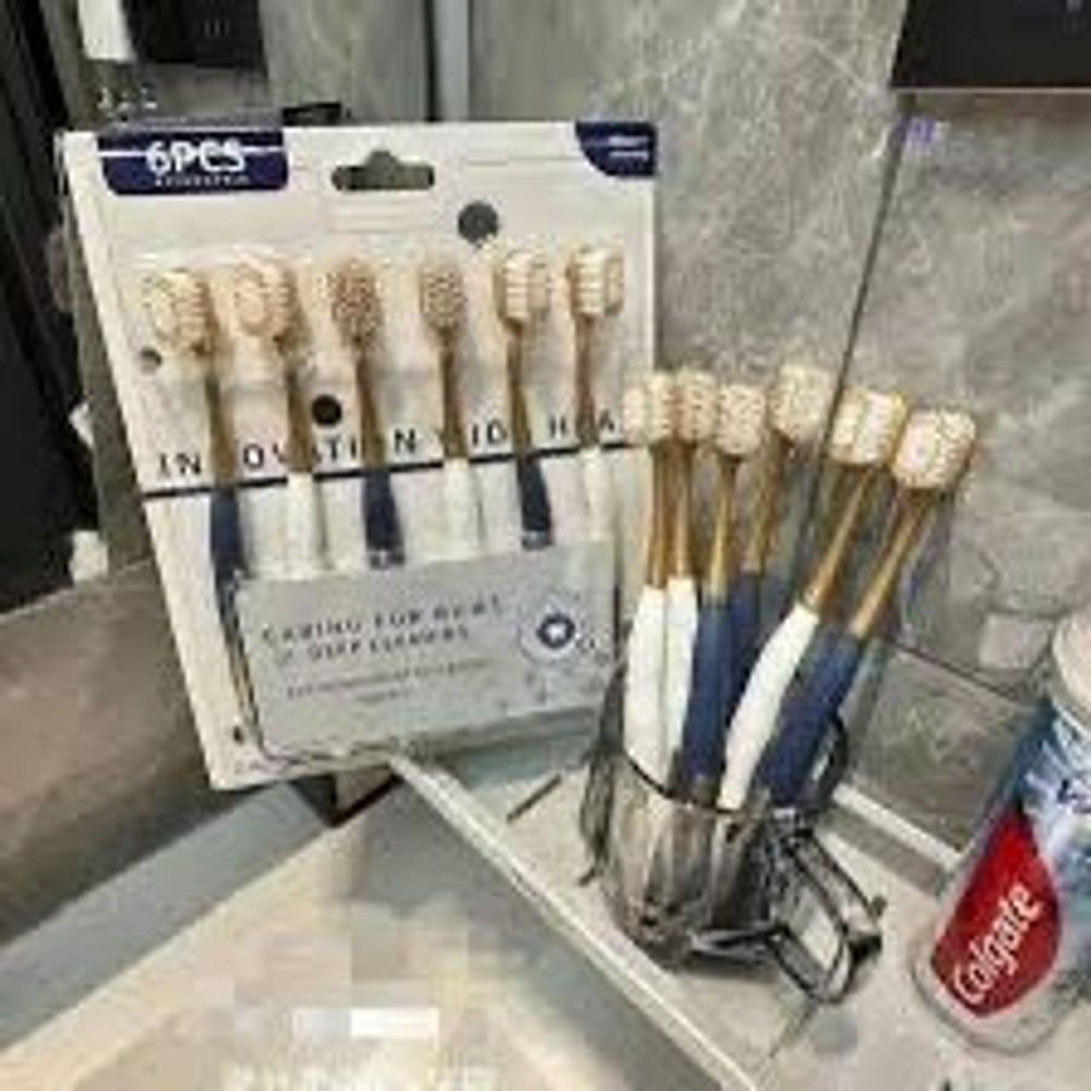 Combo 6 bàn chải đánh răng lông mềm, chải siêu êm