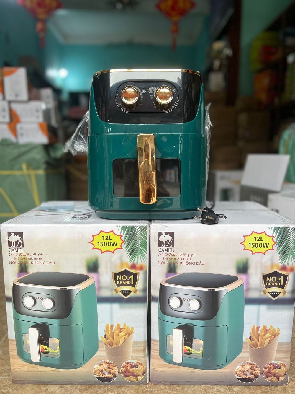 Nồi Chiên Không Dầu Camel 12L Thiết Kế Độc Đáo, Công Nghệ Hiện Đại Giữ Nguyên Hương Vị Món Ăn