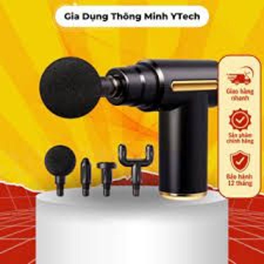 Máy Massage Cầm Tay Mini, Súng Massage Cầm Tay Mini Toàn Thân 6 Cấp Độ Chuyên Sâu Đa Năng