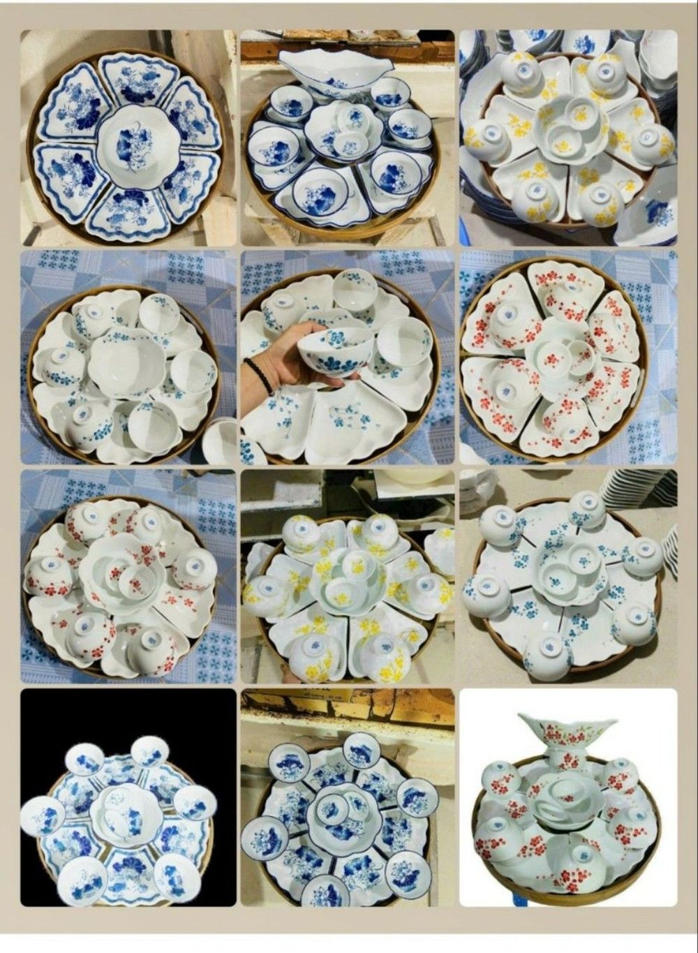 Gốm Sứ Nhật Bản - Nhiều Size - Nhiều Mẫu 38CM