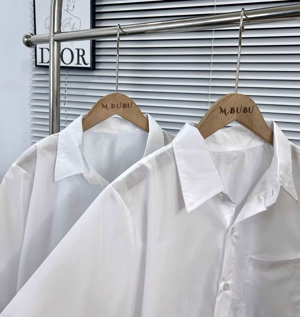 Sơ mi học sinh tay lỡ có túi chất lụa mềm mịn, freesize form unisex 55kg