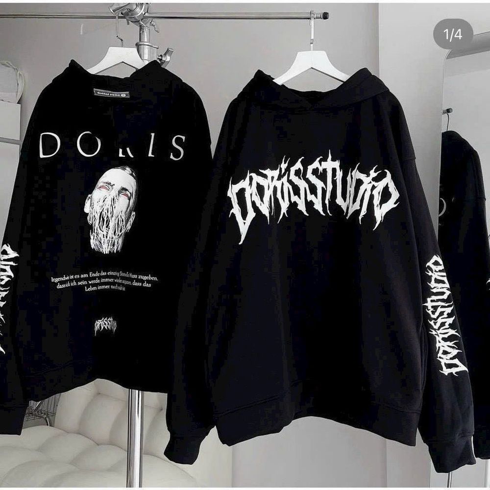 Áo hoodie DORIS Chất thun nỉ mịn mát dày.form dưới 70kg. Chống nắng, giữ ấm tốt.