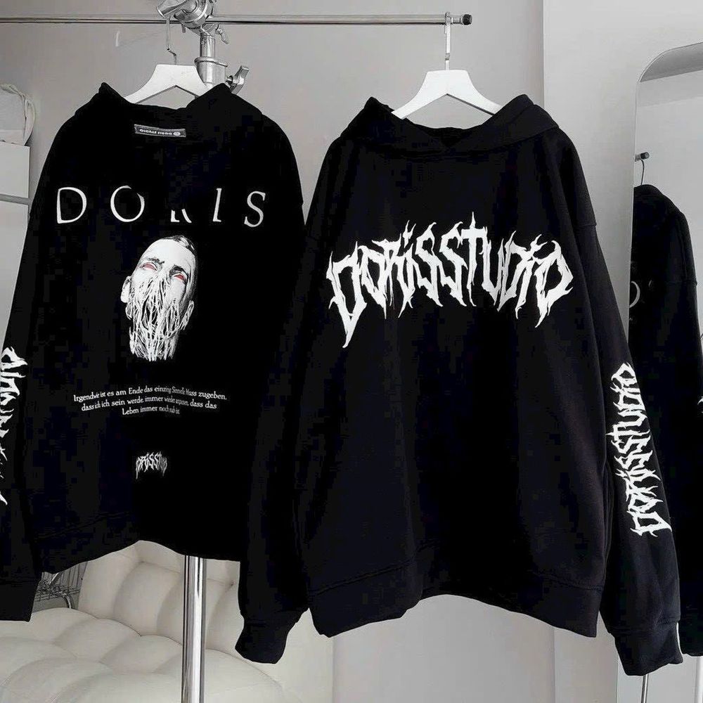 Áo hoodie DORIS Chất thun nỉ mịn mát dày.form dưới 70kg. Chống nắng, giữ ấm tốt.