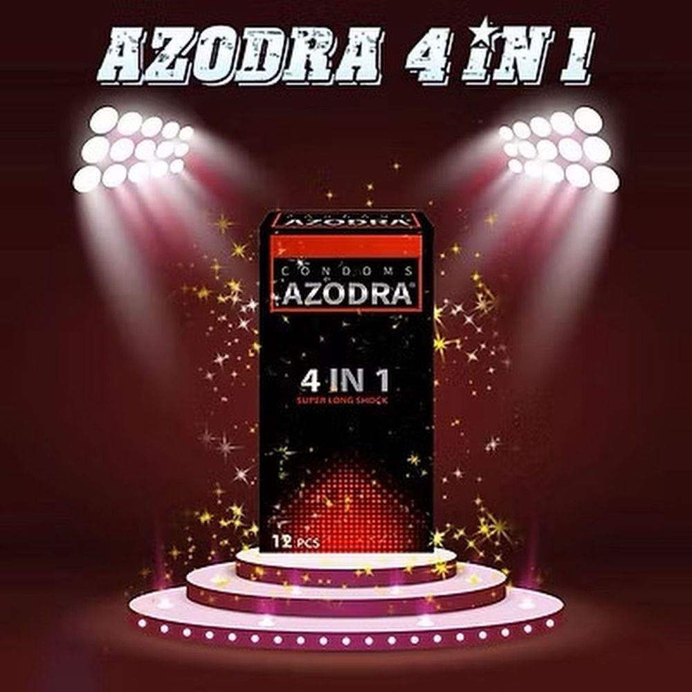 Bao cao su siêu mỏng azodra 4 trong 1