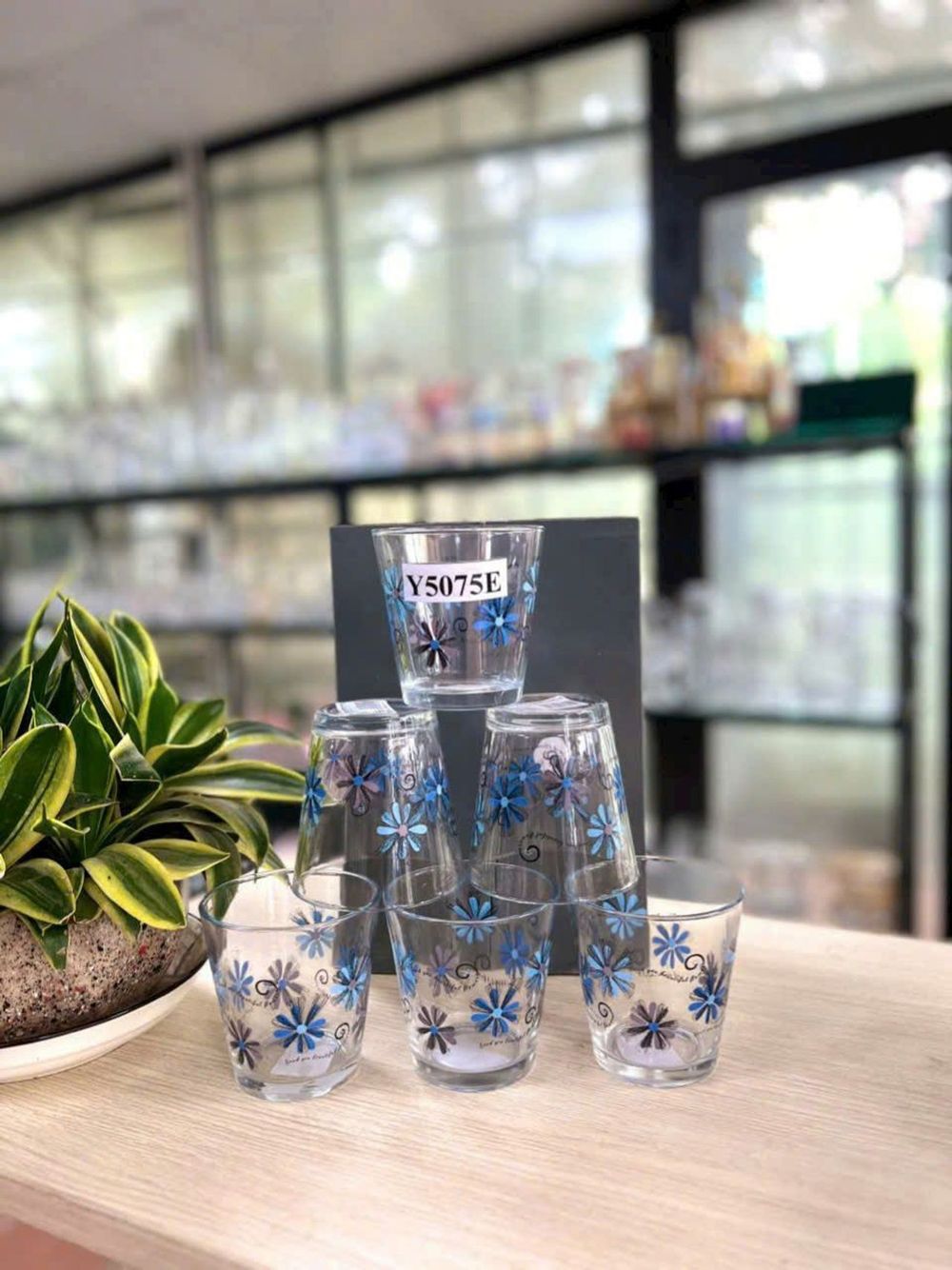 Bộ 6 ly thủy tinh cao cấp (quà tặng Vitadairy)