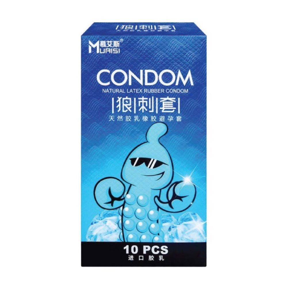 Bao cao su siêu mỏng muaisi cool lực sĩ mát lạnh Hộp 10 cái