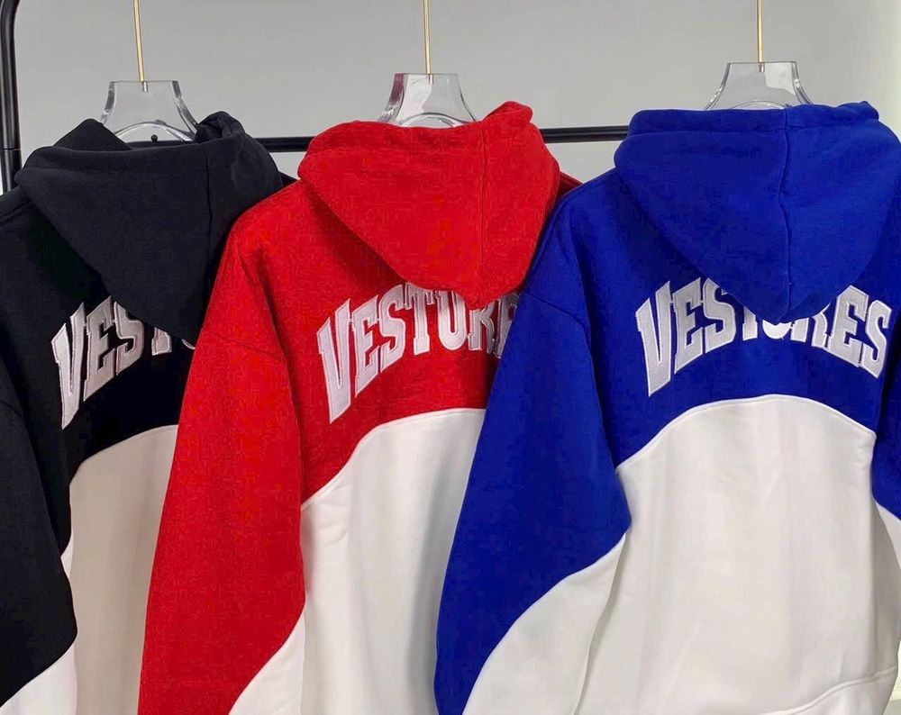 Áo hoodie nỉ bông dày mịn thêu VESTURES unisex